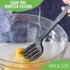 imageGreenLife Cooking Tools and Utensils Silicone Spoon for Scooping Scraping and Mixing Heat and Stain Resistant Dishwasher Safe Soft PinkGray