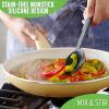 imageGreenLife Cooking Tools and Utensils Silicone Spoon for Scooping Scraping and Mixing Heat and Stain Resistant Dishwasher Safe Soft PinkGray