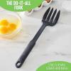 imageGreenLife Cooking Tools and Utensils Silicone Spoon for Scooping Scraping and Mixing Heat and Stain Resistant Dishwasher Safe Soft PinkGray