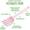 imageGreenLife Cooking Tools and Utensils Silicone Spoon for Scooping Scraping and Mixing Heat and Stain Resistant Dishwasher Safe Soft PinkPink