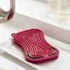 imageGreenLife Reusable Multipurpose Silicone 2 Pack Sponge and Scrubber Hygienic and Odor Resistant Dish Washing Scratch Free Cleaning Dishwasher and Microwave Safe BPA Free RedRed