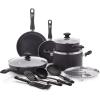 imageGreenLife Soft Grip Diamond Healthy Ceramic Nonstick 10quot Frying Pan Skillet PFASFree Dishwasher Safe BlackBlack