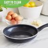 imageGreenLife Soft Grip Diamond Healthy Ceramic Nonstick 10quot Frying Pan Skillet PFASFree Dishwasher Safe BlackBlack