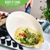 imageGreenLife Soft Grip Diamond Healthy Ceramic Nonstick 10quot Frying Pan Skillet PFASFree Dishwasher Safe BlackBlue