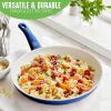 imageGreenLife Soft Grip Diamond Healthy Ceramic Nonstick 10quot Frying Pan Skillet PFASFree Dishwasher Safe BlackBlue