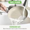 imageGreenLife Soft Grip Diamond Healthy Ceramic Nonstick 10quot Frying Pan Skillet PFASFree Dishwasher Safe BlackGray