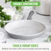 imageGreenLife Soft Grip Diamond Healthy Ceramic Nonstick 10quot Frying Pan Skillet PFASFree Dishwasher Safe BlackGray