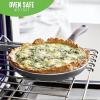 imageGreenLife Soft Grip Diamond Healthy Ceramic Nonstick 10quot Frying Pan Skillet PFASFree Dishwasher Safe BlackGray
