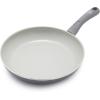 imageGreenLife Soft Grip Diamond Healthy Ceramic Nonstick 10quot Frying Pan Skillet PFASFree Dishwasher Safe BlackGray