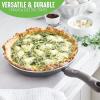 imageGreenLife Soft Grip Diamond Healthy Ceramic Nonstick 10quot Frying Pan Skillet PFASFree Dishwasher Safe BlackGray