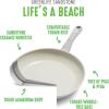 imageGreenLife Soft Grip Diamond Healthy Ceramic Nonstick 10quot Frying Pan Skillet PFASFree Dishwasher Safe BlackGray