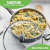 imageGreenLife Soft Grip Diamond Healthy Ceramic Nonstick 10quot Frying Pan Skillet PFASFree Dishwasher Safe BlackGray