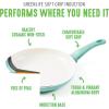 imageGreenLife Soft Grip Diamond Healthy Ceramic Nonstick 13 Piece Cookware Pots and Pans Set PFASFree Dishwasher Safe Turquoise Diamond CookwareTurquoise