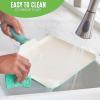 imageGreenLife Soft Grip Healthy Ceramic Nonstick 11quot Griddle Pan PFASFree Dishwasher Safe TurquoiseTurquoise