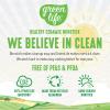 imageGreenlife Soft Grip Healthy Ceramic Nonstick 5QT Saute Pan Jumbo Cooker with Helper Handle and Lid PFASFree Dishwasher Safe PinkYellow