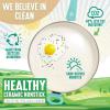 imageGreenlife Soft Grip Healthy Ceramic Nonstick 5QT Saute Pan Jumbo Cooker with Helper Handle and Lid PFASFree Dishwasher Safe TurquoiseTurquoise
