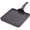 imageGreenLife Soft Grip Healthy Ceramic Nonstick 11quot Griddle Pan PFASFree Dishwasher Safe TurquoiseBlack