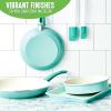 imageGreenLife 12Cup Muffin Pan Healthy Ceramic Nonstick Bakeware PFOA ampamp PFASFree Cupcake Sheet Durable Baking Tray Versatile Kitchen Essentials Easy Clean Muffin Mold Nonstick Baking Pan BlueTurquoise