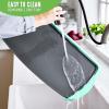 imageGreenLife 20 Extra Large Electric Griddle NonToxic PFAS ampamp PFOAFree Ceramic Nonstick Temperature Control Quick Even Heating Removable Drip Tray Pancakes Eggs Sausage Easy Clean BlackTurquoise
