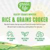 imageGreenLife 4Cup Digital Rice Cooker PFAS ampamp PFOAFree Removable Ceramic Dishwasher Safe Pot Healthy Cooking Oats Grains ampamp More Auto Presets Touchscreen Delay ampamp Keep Warm Paddle Included BlackYellow