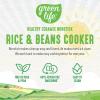 imageGreenLife 4Cup Digital Rice Cooker PFAS ampamp PFOAFree Removable Ceramic Dishwasher Safe Pot Healthy Cooking Oats Grains ampamp More Auto Presets Touchscreen Delay ampamp Keep Warm Paddle Included BlackPink