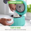 imageGreenLife 4Cup Digital Rice Cooker PFAS ampamp PFOAFree Removable Ceramic Dishwasher Safe Pot Healthy Cooking Oats Grains ampamp More Auto Presets Touchscreen Delay ampamp Keep Warm Paddle Included BlackTurquoise