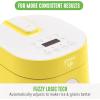 imageGreenLife 4Cup Digital Rice Cooker PFAS ampamp PFOAFree Removable Ceramic Dishwasher Safe Pot Healthy Cooking Oats Grains ampamp More Auto Presets Touchscreen Delay ampamp Keep Warm Paddle Included BlackYellow
