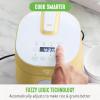 imageGreenLife 4Cup Digital Rice Cooker PFAS ampamp PFOAFree Removable Ceramic Dishwasher Safe Pot Healthy Cooking Oats Grains ampamp More Auto Presets Touchscreen Delay ampamp Keep Warm Paddle Included BlackButter Yellow