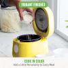 imageGreenLife 4Cup Digital Rice Cooker PFAS ampamp PFOAFree Removable Ceramic Dishwasher Safe Pot Healthy Cooking Oats Grains ampamp More Auto Presets Touchscreen Delay ampamp Keep Warm Paddle Included BlackYellow