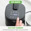 imageGreenLife 4Cup Digital Rice Cooker PFAS ampamp PFOAFree Removable Ceramic Dishwasher Safe Pot Healthy Cooking Oats Grains ampamp More Auto Presets Touchscreen Delay ampamp Keep Warm Paddle Included BlackBlack