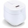imageGreenLife 4Cup Digital Rice Cooker PFAS ampamp PFOAFree Removable Ceramic Dishwasher Safe Pot Healthy Cooking Oats Grains ampamp More Auto Presets Touchscreen Delay ampamp Keep Warm Paddle Included BlackWhite