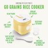 imageGreenLife 4Cup Digital Rice Cooker PFAS ampamp PFOAFree Removable Ceramic Dishwasher Safe Pot Healthy Cooking Oats Grains ampamp More Auto Presets Touchscreen Delay ampamp Keep Warm Paddle Included BlackButter Yellow