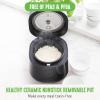 imageGreenLife 4Cup Digital Rice Cooker PFAS ampamp PFOAFree Removable Ceramic Dishwasher Safe Pot Healthy Cooking Oats Grains ampamp More Auto Presets Touchscreen Delay ampamp Keep Warm Paddle Included BlackBlack