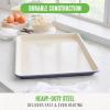 imageGreenLife Bakeware Healthy Ceramic Nonstick 18quot x 13quot Half Cookie Sheet Baking Pan PFASFree BlackBlack