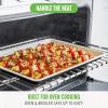 imageGreenLife Bakeware Healthy Ceramic Nonstick 18quot x 13quot Half Cookie Sheet Baking Pan PFASFree BlackBlack