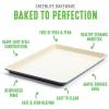 imageGreenLife Bakeware Healthy Ceramic Nonstick 18quot x 13quot Half Cookie Sheet Baking Pan PFASFree BlackBlack