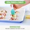imageGreenLife Bakeware Healthy Ceramic Nonstick 18quot x 13quot Half Cookie Sheet Baking Pan PFASFree BlackPeriwinkle