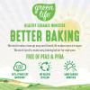 imageGreenLife Bakeware Healthy Ceramic Nonstick 18quot x 13quot Half Cookie Sheet Baking Pan PFASFree BlackTurquoise