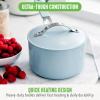 imageGreenLife Dream 10Piece Ceramic Nonstick Cookware Set Pots Frying ampamp Sauce Pans PFASFree ampamp PFOAFree Dishwasher ampamp Oven Safe StayCool Handles Durable Aluminum Body Versatile Cooking Blue HazeBlue Haze