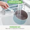 imageGreenLife Dream 10Piece Ceramic Nonstick Cookware Set Pots Frying ampamp Sauce Pans PFASFree ampamp PFOAFree Dishwasher ampamp Oven Safe StayCool Handles Durable Aluminum Body Versatile Cooking Blue HazeBlue Haze