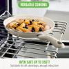 imageGreenLife Soft Grip 16 Piece Cookware Set NonToxic PFASFree Ceramic Nonstick Frying Sauce Saute Utensils Glass Lids StayCool Handles Wobble Free Dishwasher ampamp Oven Safe Black DiamondCream