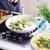 imageGreenLife Soft Grip Healthy Ceramic Nonstick 12quot Frying Pan Skillet with Lid PFASFree Dishwasher Safe BlueLavender