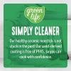imageGreenLife Soft Grip Healthy Ceramic Nonstick 12quot Frying Pan Skillet with Lid PFASFree Dishwasher Safe BlueLavender
