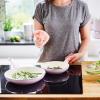 imageGreenLife Soft Grip Healthy Ceramic Nonstick 12quot Frying Pan Skillet with Lid PFASFree Dishwasher Safe BluePink