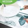 imageGreenLife Soft Grip Healthy Ceramic Nonstick 12quot Frying Pan Skillet with Lid PFASFree Dishwasher Safe BlueTurquoise