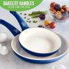 imageGreenLife Soft Grip Healthy Ceramic Nonstick 7quot and 10quot Frying Pan Set PFAS ampamp PFOAFree Dishwasher Safe Egg Omelet Skillet Cookware for Easy Cooking NonStick Kitchen Essentials BlueBlue