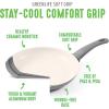 imageGreenLife Soft Grip Healthy Ceramic Nonstick 7quot and 10quot Frying Pan Set PFAS ampamp PFOAFree Dishwasher Safe Egg Omelet Skillet Cookware for Easy Cooking NonStick Kitchen Essentials BlueGray