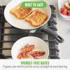 imageGreenLife Soft Grip Healthy Ceramic Nonstick 7quot and 10quot Frying Pan Set PFAS ampamp PFOAFree Dishwasher Safe Egg Omelet Skillet Cookware for Easy Cooking NonStick Kitchen Essentials BlueGray