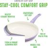 imageGreenLife Soft Grip Healthy Ceramic Nonstick 7quot and 10quot Frying Pan Set PFAS ampamp PFOAFree Dishwasher Safe Egg Omelet Skillet Cookware for Easy Cooking NonStick Kitchen Essentials BlueLavender