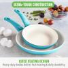 imageGreenLife Soft Grip Healthy Ceramic Nonstick 7quot and 10quot Frying Pan Set PFAS ampamp PFOAFree Dishwasher Safe Egg Omelet Skillet Cookware for Easy Cooking NonStick Kitchen Essentials BlueCaribbean Blue